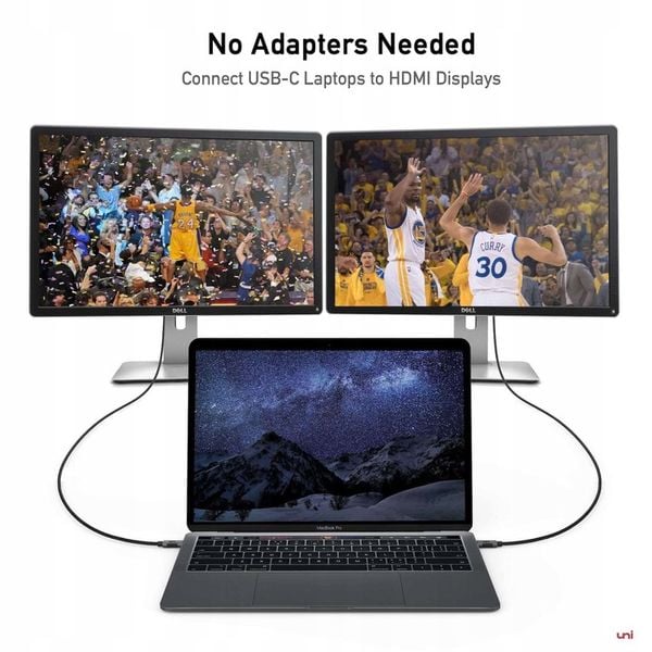 UNI Kabel Adapter USB-C do HDMI 4k 60Hz 3m zdjęcie 2