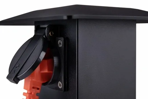 Elektryczny Słupek Ogrodowy z Gniazdami Zasilający zdjęcie 6