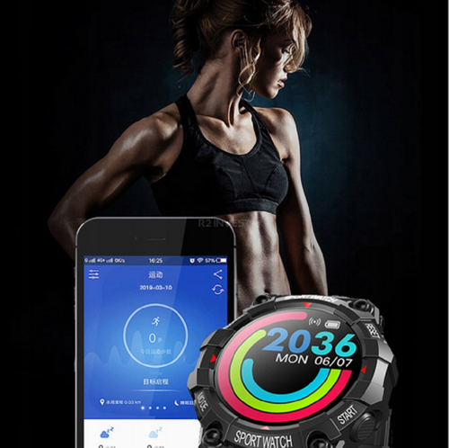 WIELOFUNKCYJNY SMARTWATCH FD68 CZARNY ZEGAREK na Arena.pl