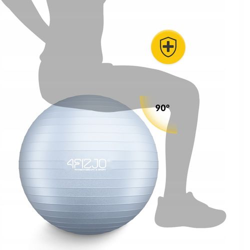 PIŁKA REHABILITACYJNA GIMNASTYCZNA DO FITNESSU FIZJOTERAPII POMPKA 85 cm na Arena.pl