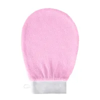 Różowe rękawice kąpielowe peelingujące Home Fashion