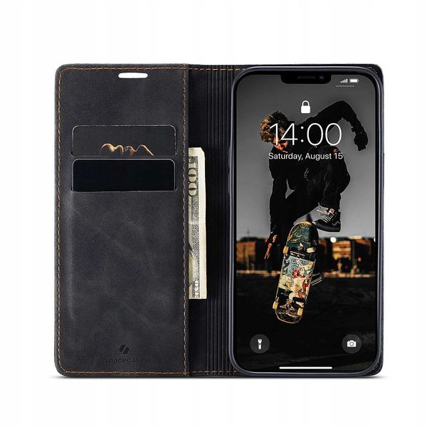 Spacecase Wallet Iphone 13 Pro Max Black zdjęcie 13