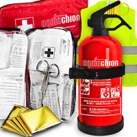 Gaśnica Ogniochron 1Kg Samochodowa Apteczka DIN13164 Kamizelka Odblaskowa