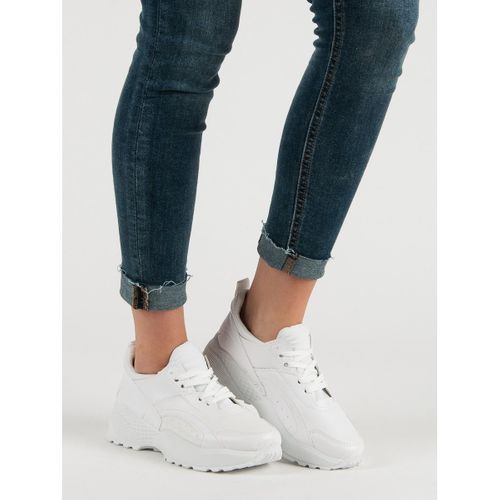 Białe Sneakersy Na Platformie r.38 na Arena.pl