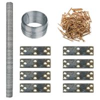 Zestaw do rozbudowy kurnika, 268x100x190 cm, metalowy