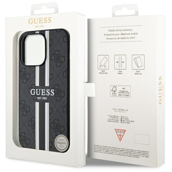 Etui Guess do iPhone 13 Pro Max, Czarny, MagSafe zdjęcie 8
