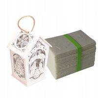 LAMPION RORATNI + OPŁATKI WIGILINE MAŁE - ZESTAW ŚWIĄTECZNY