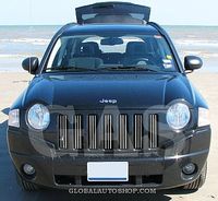 Jeep Compass - Chromowane Listwy Grill Chrom Atrapy Zderzaka Tuning