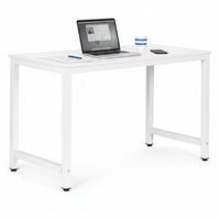 BIURKO KOMPUTEROWE 120X60CM BIAŁE MODERNHOME WYTRZYMAŁE MDF