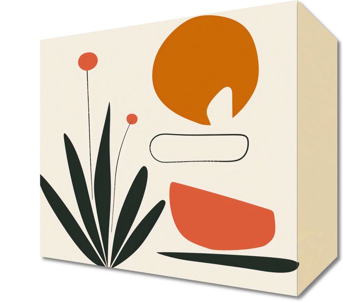 Obraz 20x20cm Abstrakcyjny Zen zdjęcie 1