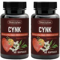 SKOCZYLAS Cynk 3 formy miedź EGCG i kwercetyna 2x60 kapsułek