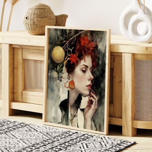 Plakat portret kobiety 30x40 cm na Arena.pl