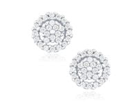 RODOWANE KOLCZYKI CELEBRYTKI KÓŁKA KWIATY CYRKONIE