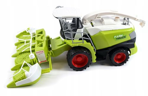 DUŻY KOMBAJN DO KUKURYDZY HEDER RUCHOME ELEMENTY ZIELONA MASZYNA ROLNICZA na Arena.pl