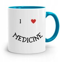 Kubek Błękitny Dla Doktora I Love Medicine Prezent Z Nadrukiem Ze Zdjęciem