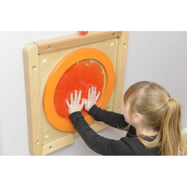 MASTERKIDZ Tablica Edukacyjna Sensoryczna Pomarańcza zdjęcie 7