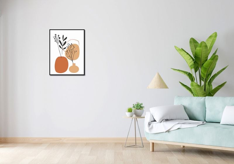 Plakat 50x65cm Botaniczny Pastel zdjęcie 4