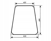 szyba boczna - bok do ciągnika LTZ 55