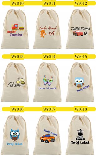 Worek imienny na buty świąteczny dla dziewczynki na Arena.pl