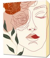 Obraz 40x50cm Beż i Twarz