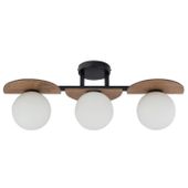Sufitowe kule MIRROR szklany plafon hygge do salonu biały brązowy