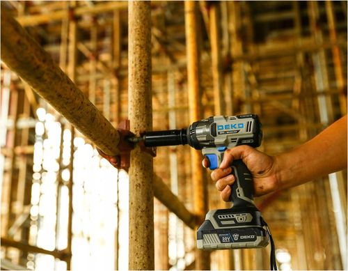 KLUCZ UDAROWY AKUMULATOROWY DO KÓŁ BEZSZCZOTKOWY 1/2" NASADKI 2xAKU 20V na Arena.pl