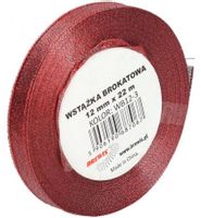 WSTĄŻKA BROKATOWA 12MM X 22M WB12-3 BREWIS BORDOWA