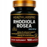 RHODIOLA ROSEA 300mg Różeniec Górski MÓZG Adaptogen PAMIĘĆ DEPRESJA