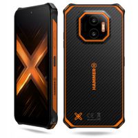 Smartfon HAMMER Energy X2 5G 6 GB/128 GB Czarno-pomarańczowy