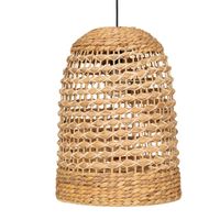 LAMPA SUFITOWA PLECIONY ABAŻUR Z HIACYNTA WODNEGO SAND