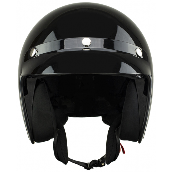 Kask na skuter motocyklowy otwarty z daszkiem BB 588 -S przeźr. blenda zdjęcie 4