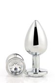 gleaming love silver plug large