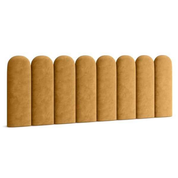 PANELE TAPICEROWANE NA ŚCIANĘ PŁOTEK ŻÓŁTY DLA DZIECI 80cm x 30cm zdjęcie 1