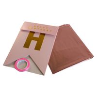 zestaw 7 urodziny baner balon siedem lat różowy