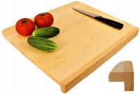 DUŻA deska do krojenia drewniana STOLNICA XXL 45x38 cm DUŻY BLAT Z RANTEM