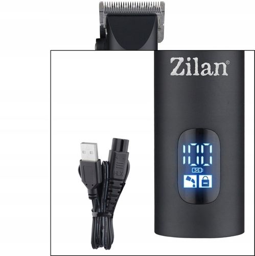 MASZYNKA DO STRZYŻENIA TRYMER DO BRODY WŁOSÓW BARBER USB ZILAN QUERA na Arena.pl