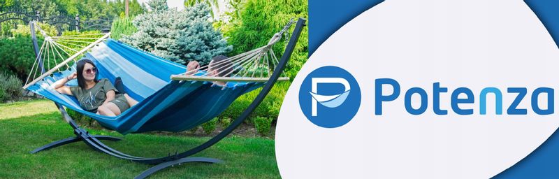 POTENZA Stelaż GRANDE do 220kg + Hamak Merida Cobalt zdjęcie 14