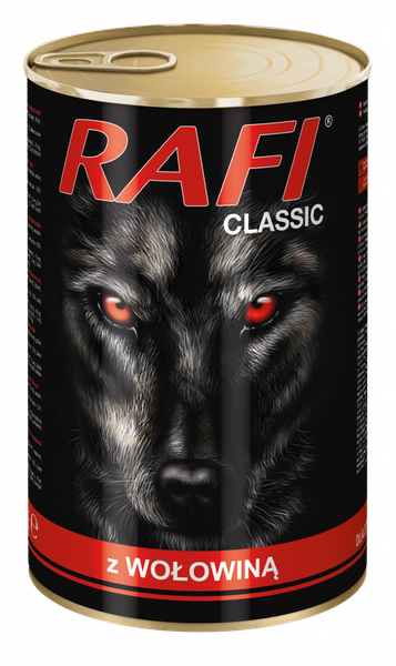 Rafi Karma mokra dla psów z wołowiną 1240 g zdjęcie 1