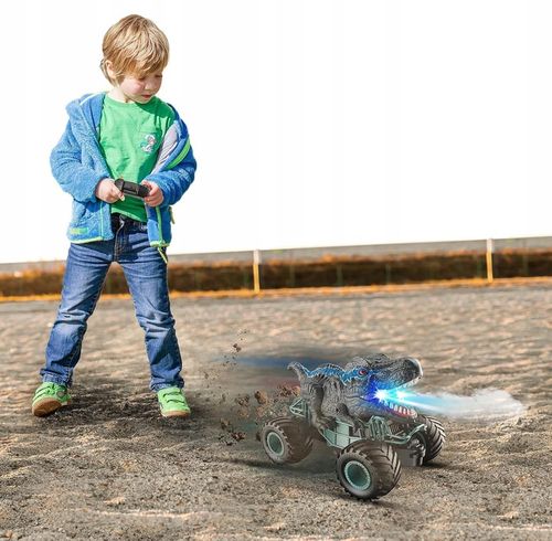 ZDALNIE STEROWANY SAMOCHÓD RC, SAMOCHÓD RC CAR MONSTER TRUCK DINOZAURY na Arena.pl