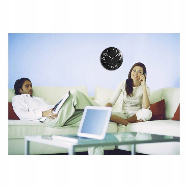 Zegar ścienny sterowany radiowo 30cm DCF77 zdjęcie 3