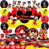 Zestaw Balony Mickey, Dekoracja Urodziny Miki 112Pcs