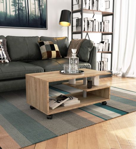 Stolik kawowy na kółkach Vini sonoma na Arena.pl