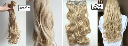 DOCZEPIANE WŁOSY ZESTAW Clip in Fale 7 PASM 160g na Arena.pl