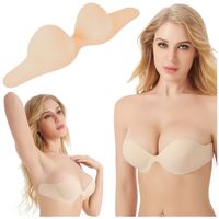 Biustonosz Samonośny Stanik Bez Ramiączek Push Up Damski Bardotka C
