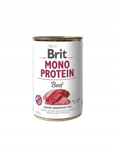BRIT MONO PROTEIN BEEF 6x400g karma mokra na Arena.pl