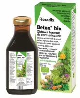 Suplement Diety Detox W PŁynie Bezglutenowy BIO 250 ml - Salus (floradix)