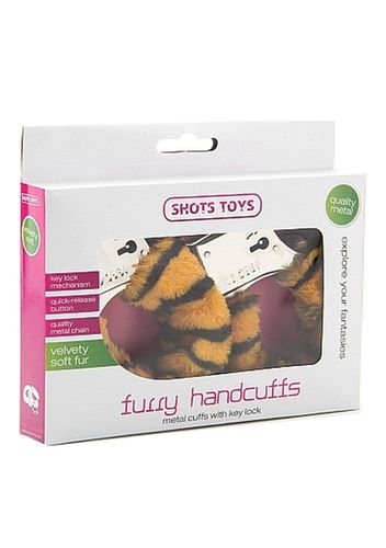 furry handcuffs - tiger na Arena.pl
