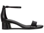 Ecco Sandały damskie - Elevate 45 Block - rozmiar 36 - czarna skóra licowa