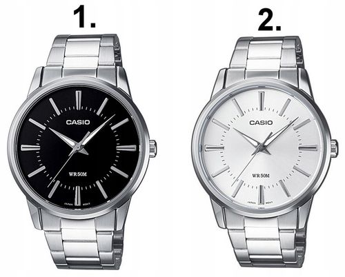 ZEGAREK MĘSKI CASIO MTP-1303PD stalowy klasyczny +BOX +GRAWER na Arena.pl