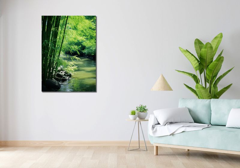 Obraz 70x100cm Spokój Bambusów zdjęcie 2